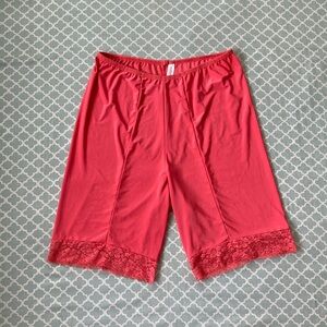 Undersummers Coral Lace Trim Fusion Slipshort 2X